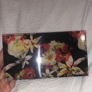 Alice and Olivia floral clutch